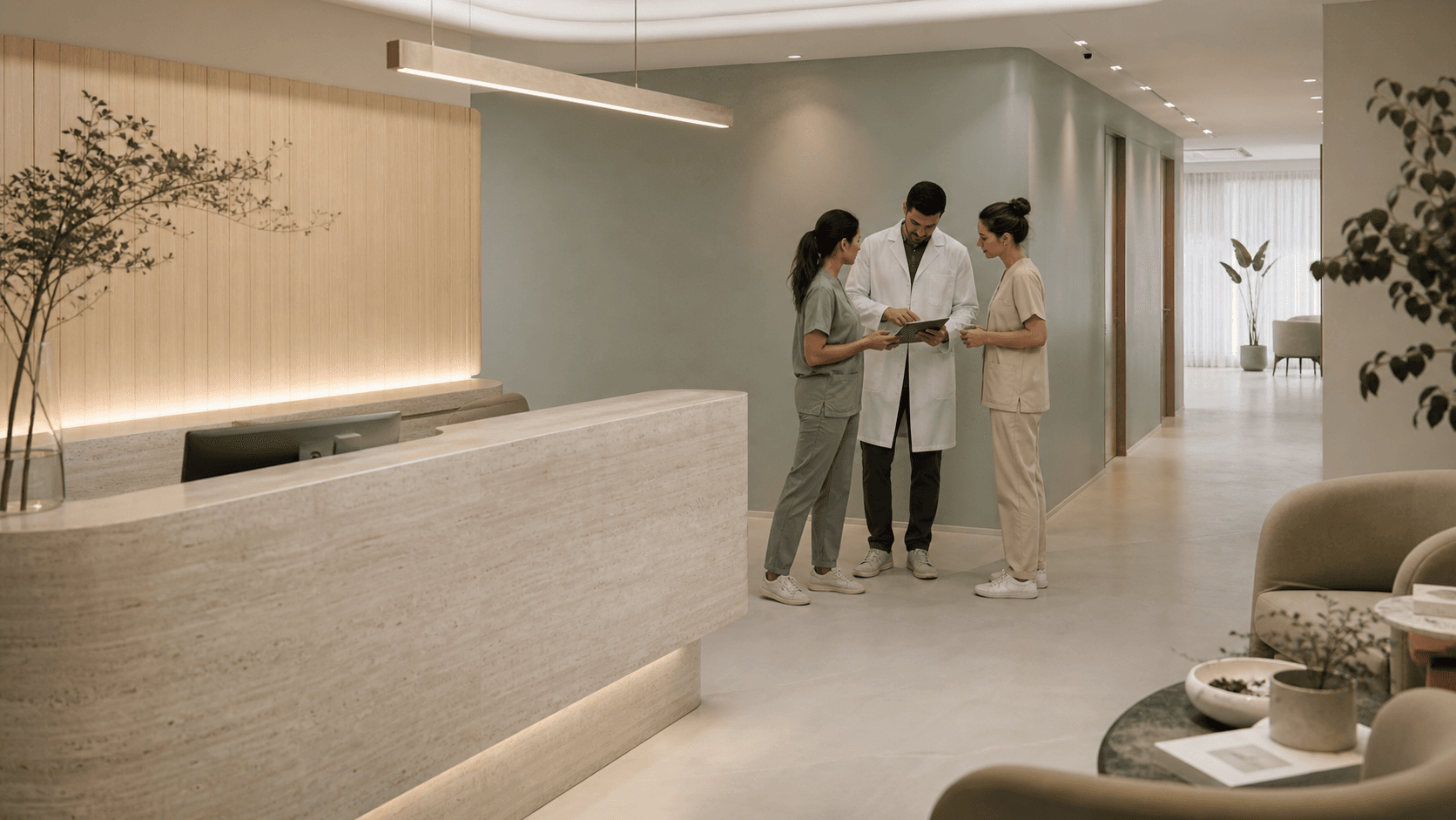 Sade Klinik — Karşılama alanı